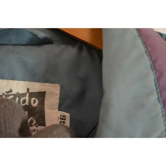 Fido Dido Jacket 1985 Highap Size 46 Vtg 80s  Streetwear Hipster Blue Grey - Picture 5 of 12